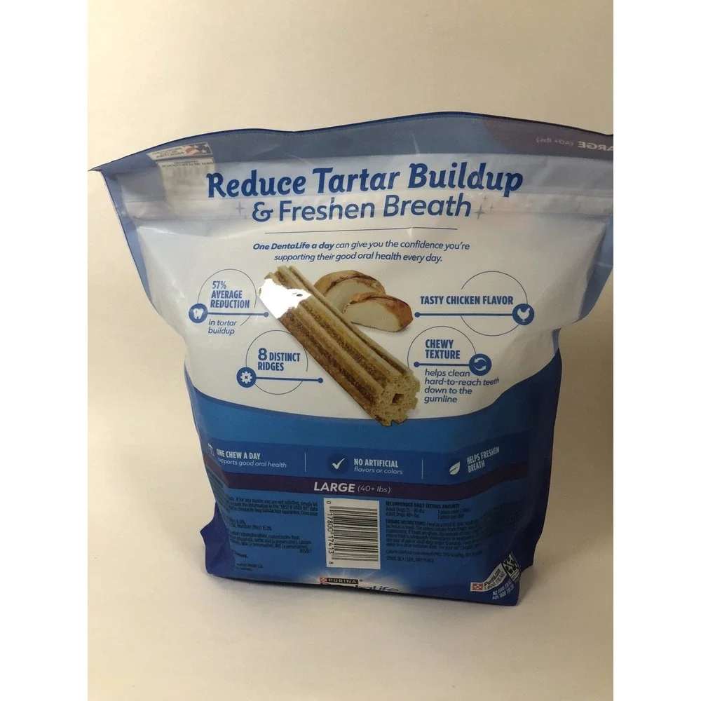 Purina‎ DentaLife Large Dog Dental Chews 18 Count Made in USA NEW
